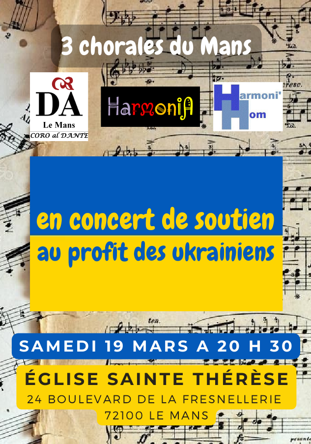 Concert de soutien à l'Ukraine 19.03.2022