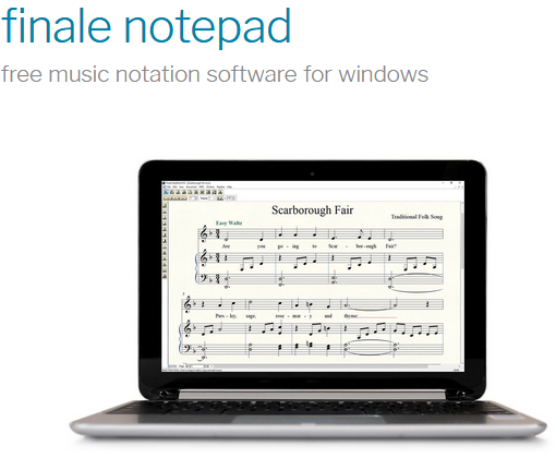 Finale Notepad | Lecteur gratuit de partitions pour Windows